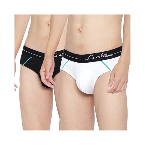 Image of La Intimo Cotton Power Solid Brief for Men Innerwear | Antimicrobial Underwear for Men