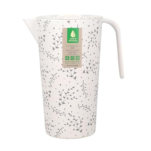 Natural Elements Recycled Plastic Jug, 1.6L, White - Image 2