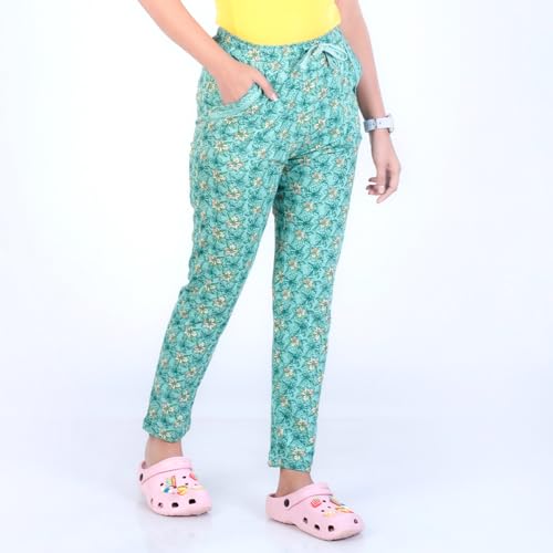 Image of Rupa womens Rupa COLORS Playsure Printed Pyjama for Women Leisurewear, Floral Print Loungewear