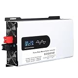 Inversor de Onda Sinusoidal Pura 5000w 6000w 8000w 10000w 12000w Convertidor de Voltaje para Coche 12v 24v 48v 60v 72v 96v a 110v/220v para Portátiles, Camiones (6000W, 12V to 220V)