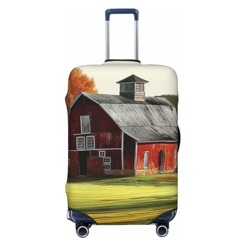 Travel Luggage Cover Fashion Suitcase Protector Barn Spandex Baggage Covers Washable Suitcase Covers Anti-Scratch Luggage Cover Protectors Fits 18-32 Inch Suitcases Medium