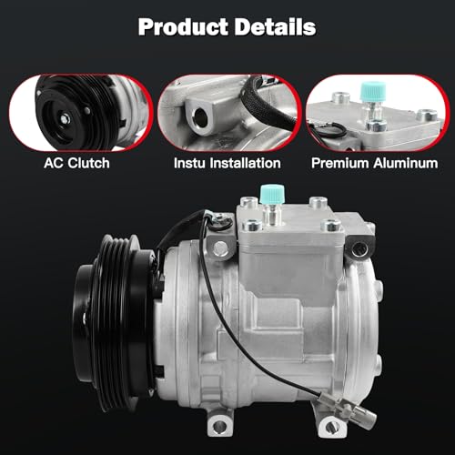 Image of CCIYU AC Compressor w /Clutch for Acura NSX V6 3.2L 1990-2005