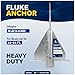 Five Oceans Boat Anchor - Fluke Anchor, 8 Lb, Galvanized Steel Boat Anchors, for Pontoon, Dinghies, Fishing Boats, Bass Boats, Sport Boats, Sport Yachts, Sailboats - FO3940