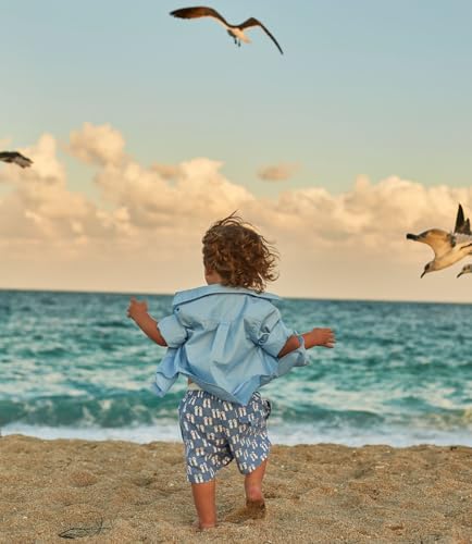 Image of INGEAR Little Boys Quick Dry Beach Board Shorts Kids Swim Trunk Swimsuit Beach Shorts Swim Trunk for Boys