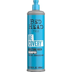 Bed Head by TIGI – Recovery Moisturising Shampoo – Ideal for Dry Damaged Hair – Hair Repair – 600ml
