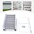 Wall Mounted Folding Ladder, Aluminum-Magnesium Alloy Attic Ladder 9.8in 12 Steps Pull Down Stairs 12.5ft Loft Stairs Attic Extension Ladder for Attics, Hotels, Outdoor, Basements (White)