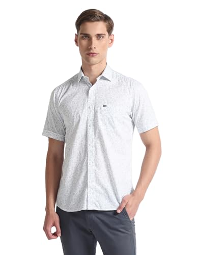 Image of Arrow Men's Solid Regular Fit Shirt