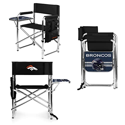 Image of Picnic TIME NFL Unisex-Adult NFL Sports Chair with Side Table, Beach Chair, Camp Chair for Adults
