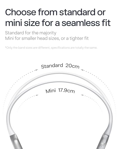 Image of SHOKZ Openrun Pro 2 Mini Bone Conduction Sport Headphones, Open Ear Wireless Earphones With Bluetooth 5.3, Noise Cancelling Mics, IP55 Waterproof, 12H Playtime For Running, USB-C Quick Charge (Silver)