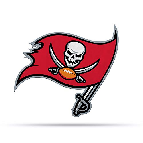 Banderín de fútbol americano Tampa Bay Buccaneers de fieltro suave de alta calidad