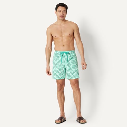 Image of Amazon Essentials Men's Swim Trunks with Mesh Lining, Pockets, Drawstring Closure