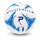 PLAYPRO Country Training Soccer Ball - Elite Edition - for All Ages - Size 2, 3, 4 and 5 (Guatemala, 5)