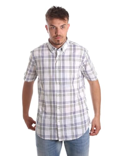Chemise boutonnée Navigare NV91057 BD bleu ciel taille M vêtement masculin