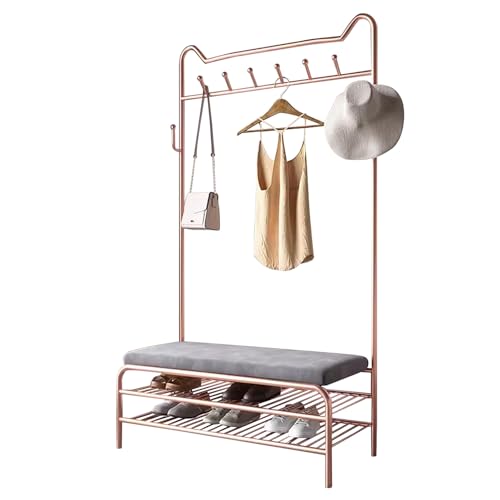 Vestiaire gain de place avec assise similicuir pour en finir avec le hall encombré
