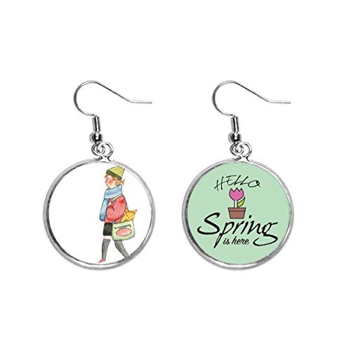 Pendientes de primavera Miaoji para paseos y moda casual