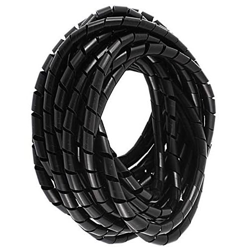 The Pujara River Fox® 6mm 20meters Spiral Sleeve Wrap and Wire Organizer Band for 3D Printer CNC Machine Computer Pc Tv or Electric Wires Bicycles Used for Commercial Areas and Automation (Black) (B0CRB6KTNZ) Amazon Price History, Amazon Price Tracker