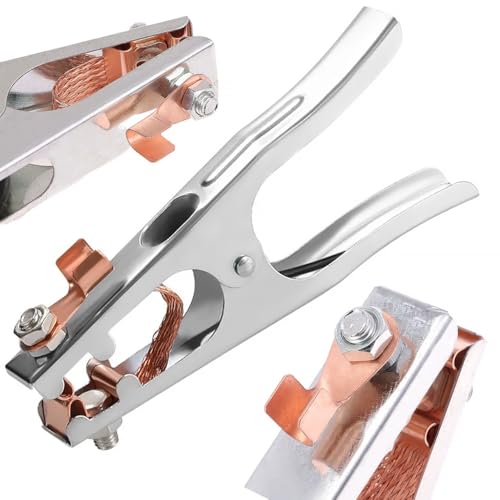 Rosfix Morsetto di Massa per Saldatura 300A – Metallo Alta Qualità, Connessione Sicura, Universale | Ergonomico e Resistente al Calore | Accessorio per Saldatrice