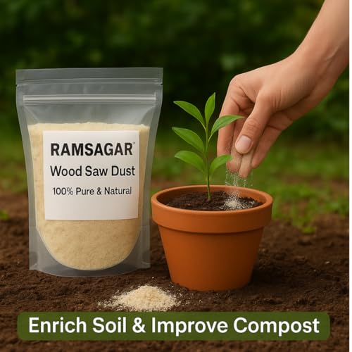 Image of Wood Saw Dust Powder | Lakdi Ki Bhusi | Wood Dust for Gardening | 250g | Natural Lakdi Ki Bhusi | Gardening Composting Mushroom Growth & Pet Bedding