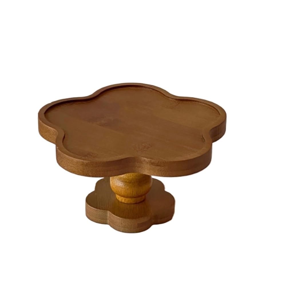 LIANXIBAG French Vintage Wooden Trays Tall Tray Aroma Candle Storage Ornament Decorative(Tray)