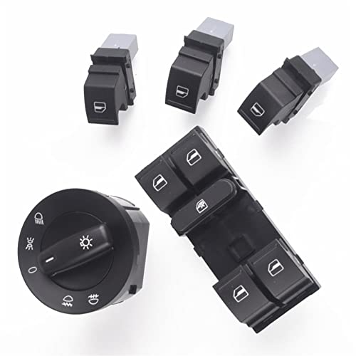 Bouton électrique de vitre pour Golf 5 commande de contrôle de phares Tiguan