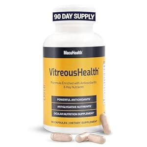 Macuhealth VitreousHealth Evidence-Based Eye Supplement – 90 Capsules