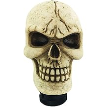 Abfer Gear Shift Knob Skull Shifting Car Handle Shifter Stick Knobs Fit Manual Automatic Transmission Cars