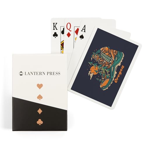 Baraja Lantern Press Oregon, 52 cartas tamaño póker