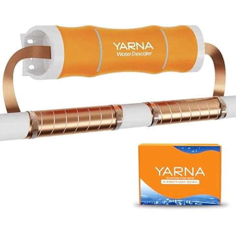 YARNA Capacitive Electronic Water Descaler Whole House Solution - Alternative No Salt Water Softener System, Reduces The Effects of Limescale and Hard Water [CWD24, Max 1" Pipe] Cover