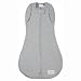 Woombie Convertible Baby Swaddle Blanket, Converts to Wearable Blanket for Babies Up to 6 Months, Grey, 14-19 lbs