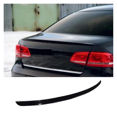 Aileron de coffre arrière premium pour Passat B7 2012-2016 finition noir brillant - 3