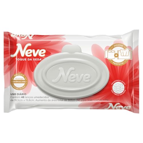 Lenço Umedecido Toque da Seda Neve 48 Unidades