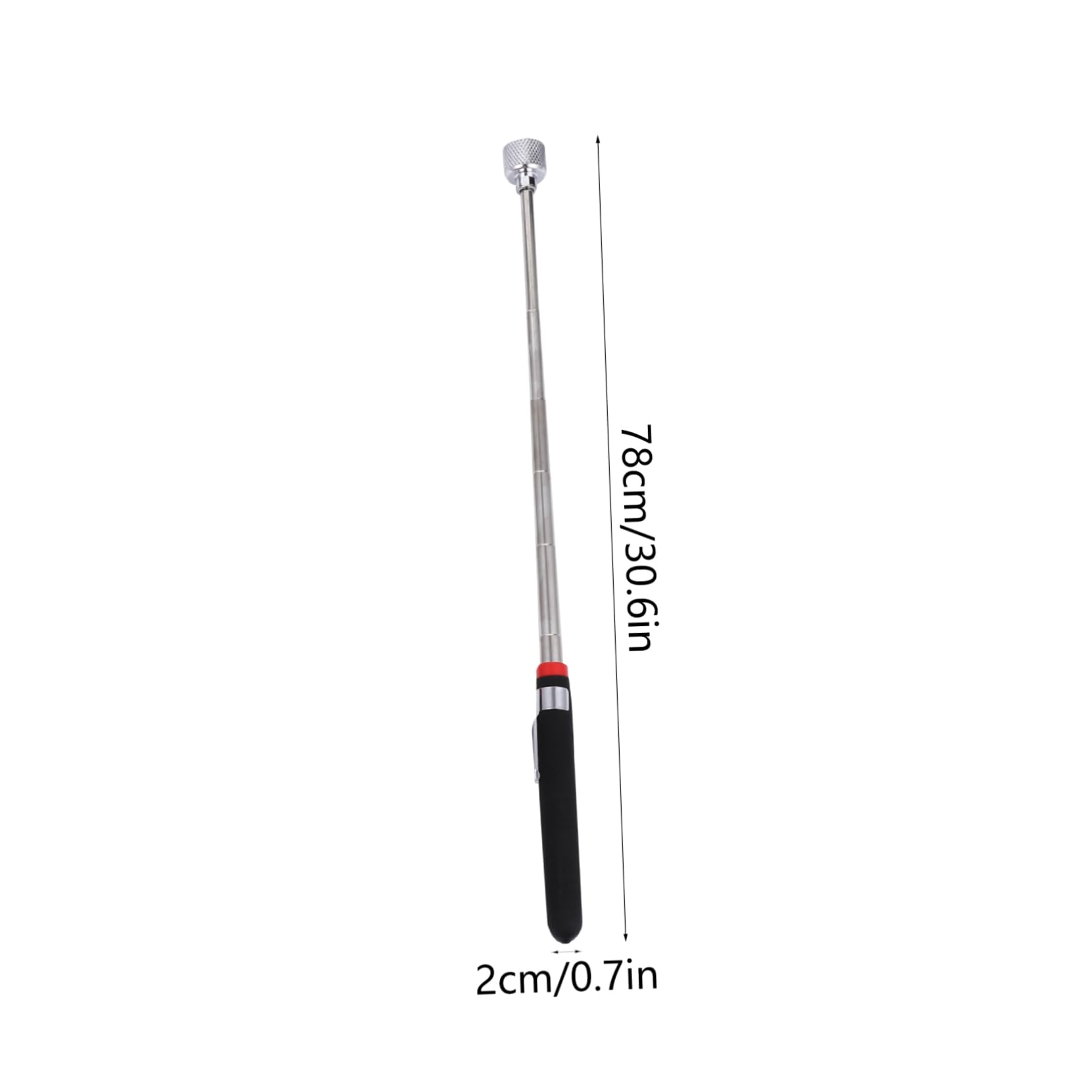 MAGICLULU 5pezzi Specchi Di Ispezione Telescopico Strumento Per Auto Magnete e Bastoncino Di Raccolta Robusto e Durevole Per Ispezione e Controllo