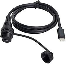 cablecc Waterproof USB-C Type-C USB 3.1 Extension Flash Car Mount Extension Cable for Dashboard Panel