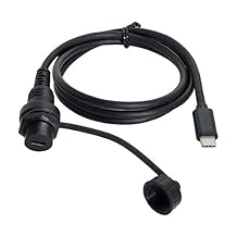 cablecc Waterproof USB-C Type-C USB 3.1 Extension Flush Car Mount Extension Cable for Dashboard Panel