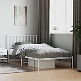 Structure en métal robuste : le cadre du lit est fabriqué en acier.