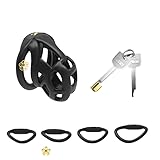 ZeeKoug Negro Mini Deportes y Fitness Jaula Protectora, 4 Anillos Intercambiables, Regalo de Pareja