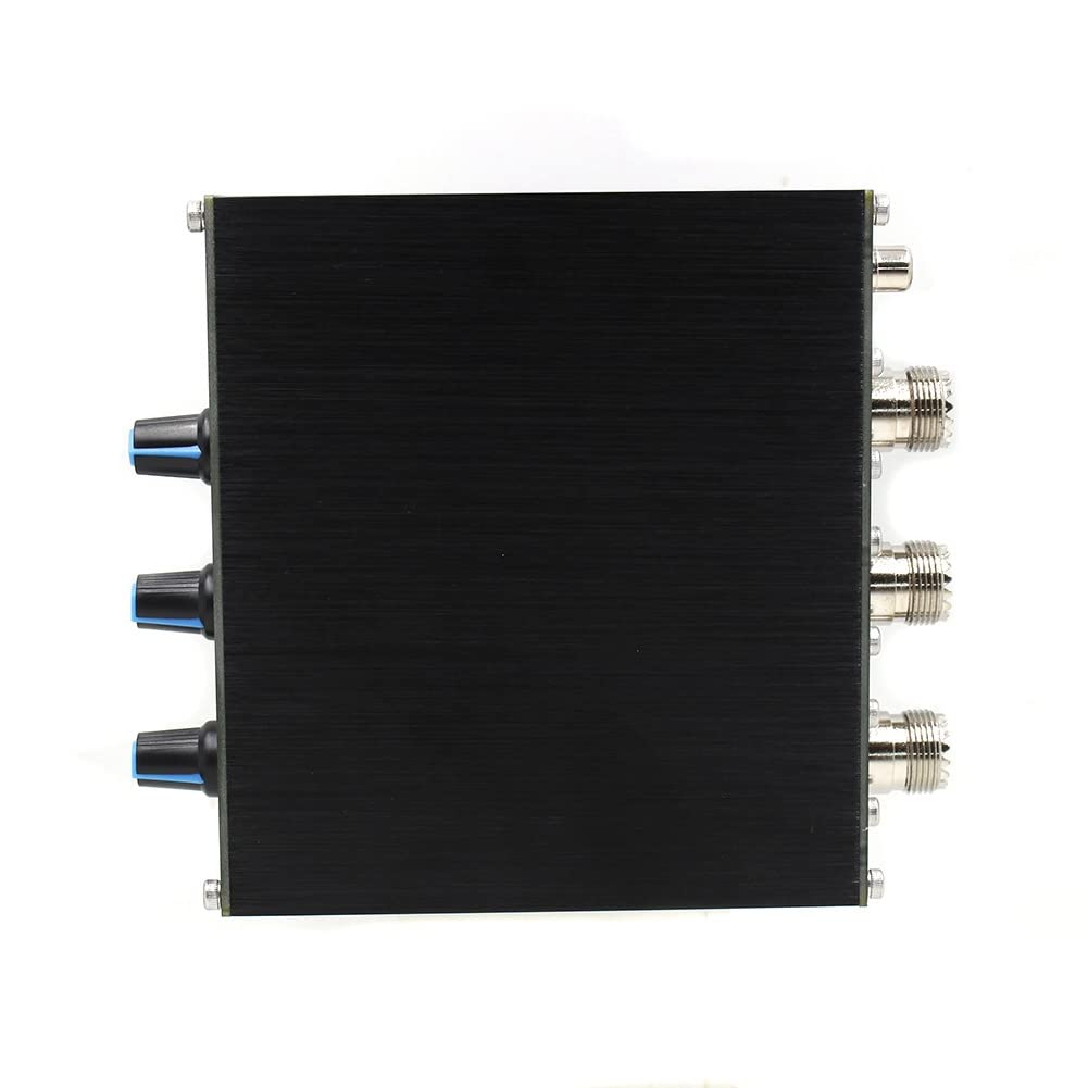 QRM Eliminator X-Phase HF Bands 1MHz a 30MHz QRM Signal Canceller Lega di Alluminio Eliminatore di Segnale con Quadrante e Manopola