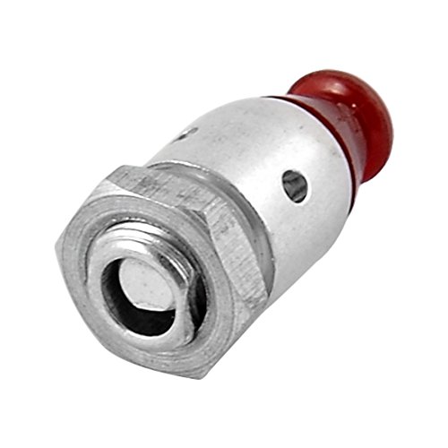 Válvula de seguridad para olla a presión Ruilogod, repuesto con tapa plástica, orificio inferior de 0.39 pulgadas miniatura 2