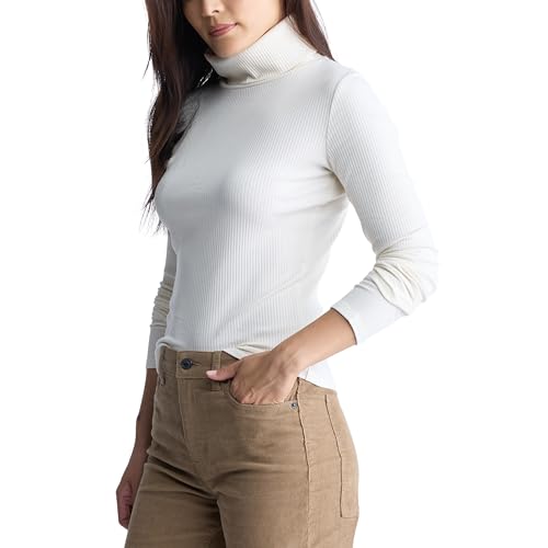 Image of Buffalo David Bitton Women's Mavra Ls Ribbed Turtleneck
