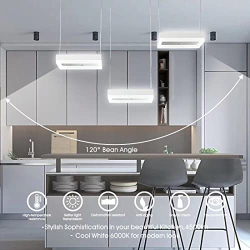 Sitafu Integrated Led Pendant Light,Dimmable Kitchen Light Fixtures Color Changing Led Chandelier For Dining Room With Remote, Modern Led Ceiling Light 3-Light Led Pendant Lighting For Kitchen Island #TOP6