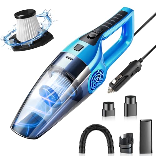 BOYMOO 9000PA Car Vacuum, 12V Handheld, Pet Hair & Dust
