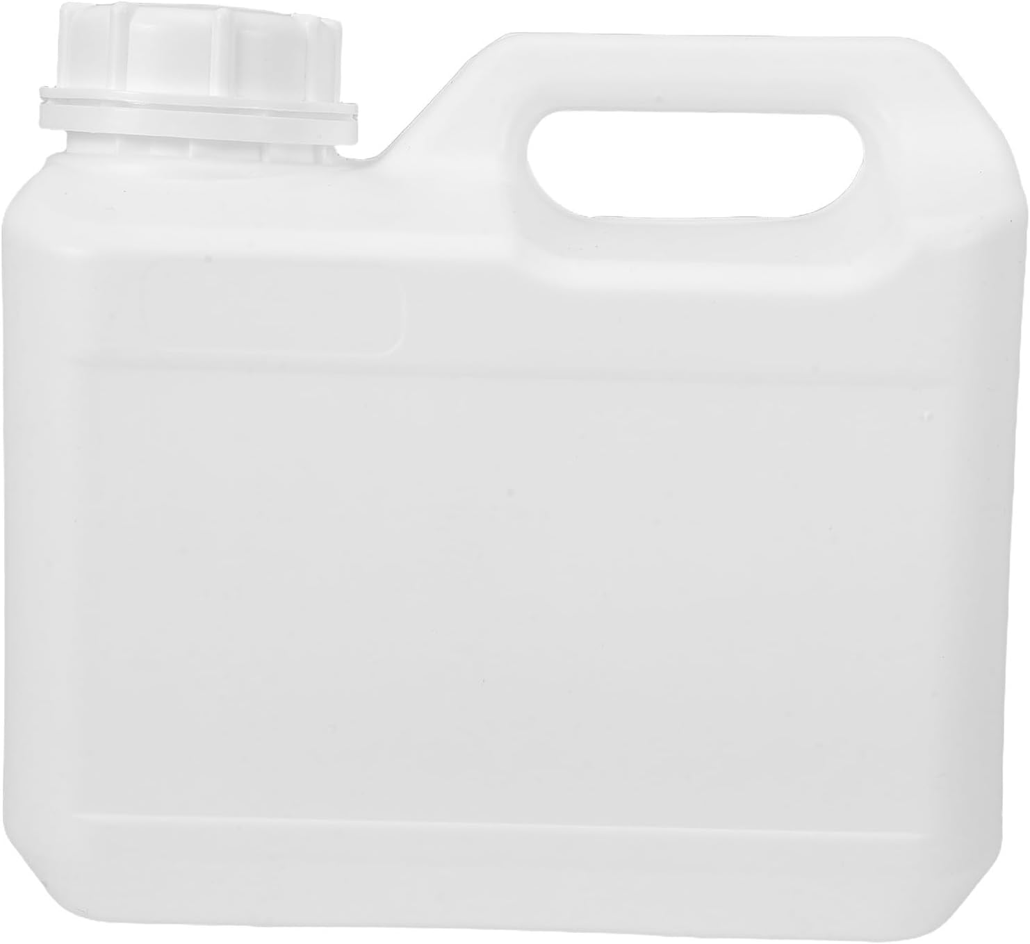 Sealed Storage Bucket 2.5l Hdpe Portable Jug with Lid | White Finish, Secure Sealing and Shock Resistant Build, for Everyday Home Use and Industrial Use