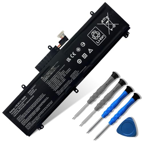 Image of 76Wh C41N1837 Laptop Battery for ASUS ROG Zephyrus GA502 GA502D GA502DU GA502GU GA502IV GU502 GU502GV GU502LU GU502LW GU502LV GX502LXS GX502GW GU532 GU532GU GU532GV GX532GV Series 0B200-03380100