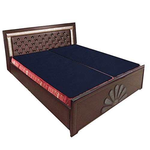 Image of The Furnishing Tree Mattress Protector /Waterproof Bedsheet Size WxL 36x75 inches Set of Two for Double Bed Polyester Blue
