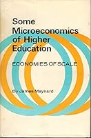 Some Microeconomics of Higher Education: Economies of Scale 0803207921 Book Cover