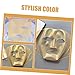 WOFASHPURET 3pcs Reusable Silicone Face Mask Covers Ear Hooks Design for Skincare Comfortable Easy to Clean for Daily Use Gold