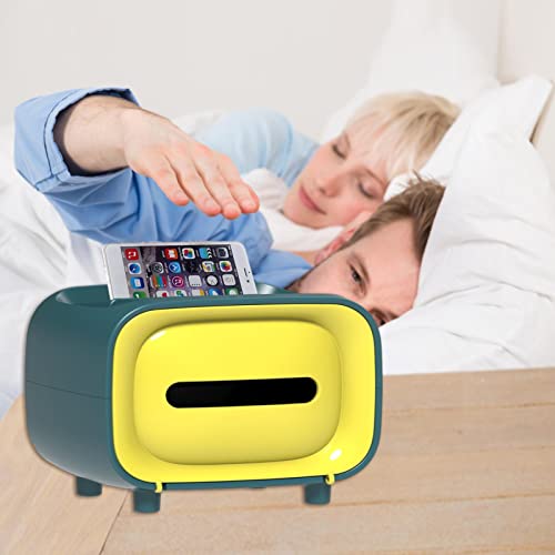 Capa para lenços TV retrô, divertida e fofa lenços TV - lenços quadrada multifuncional para papel hi