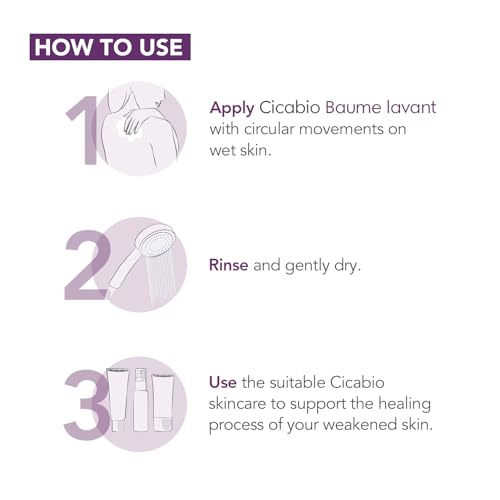 Image of Bioderma Cicabio Baume Lavant Cleansing Balm for Weakened and Irritated Skin