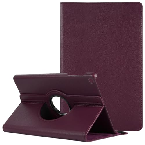 Image of For Samsung Galaxy Tab A 10.1 (2019) T510 / T515 360 Rotating Leather Case Cover (Purple, Samsung Galaxy Tab A 10.1 (2019))