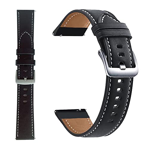 Correa de piel auténtica para Garmin Vivoactive 3 en elegante color ágata 6